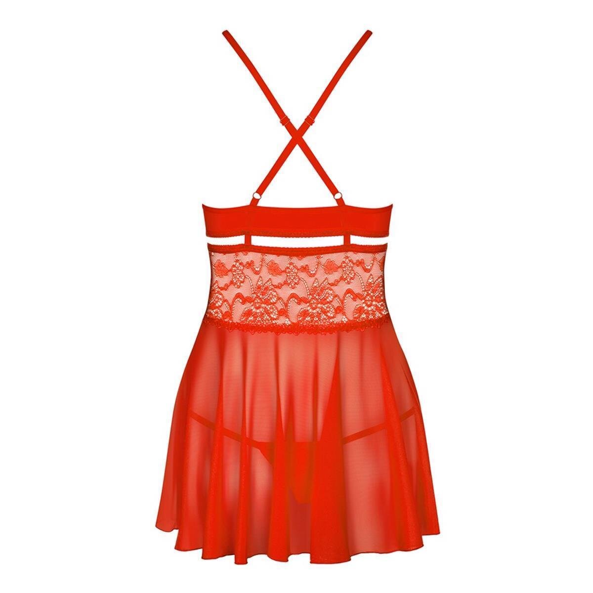 838-BAB-3 Babydoll rot Größe: XXL