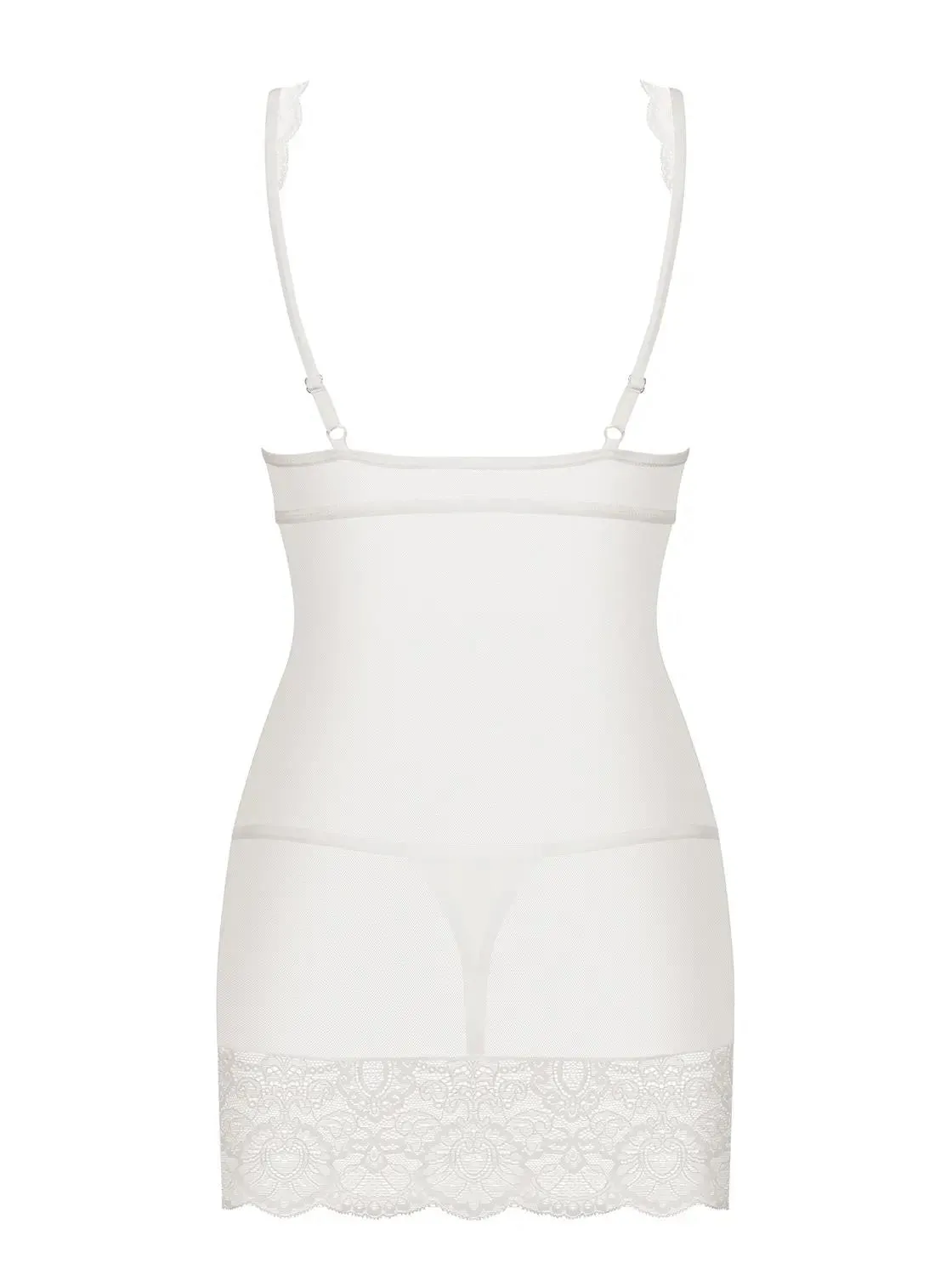 853-CHE-2 Chemise weiß Größe: S/M