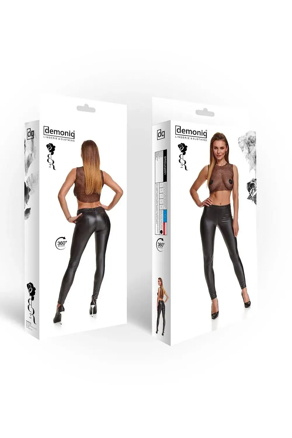 Schwarze Leggings BRGiulia001 - XXL