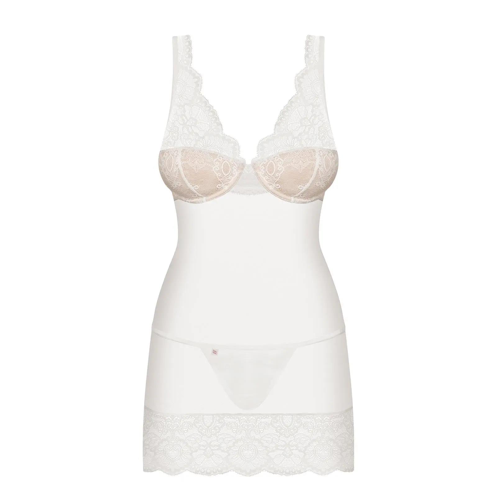 853-CHE-2 Chemise weiß Größe: S/M