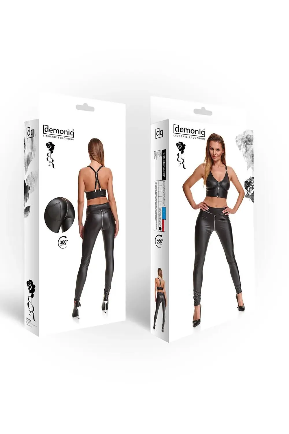 Schwarze Leggings BRMaddalena001 - XXL