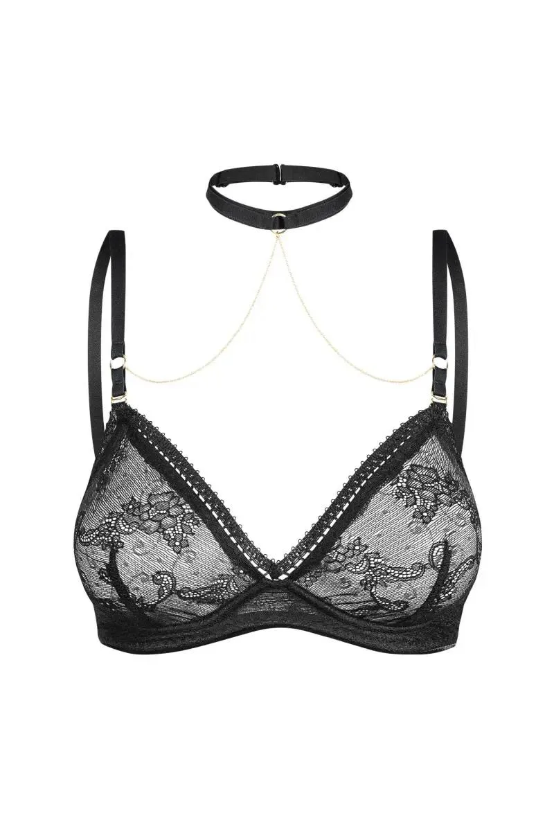 2618 BH-Träger, Halsband und goldenen Ketten - One Size