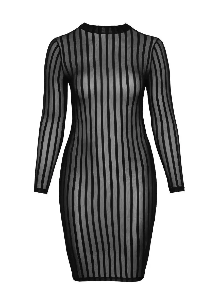 Klassisches Kleid aus weichem und elastischen Tüll F270 - 6XL