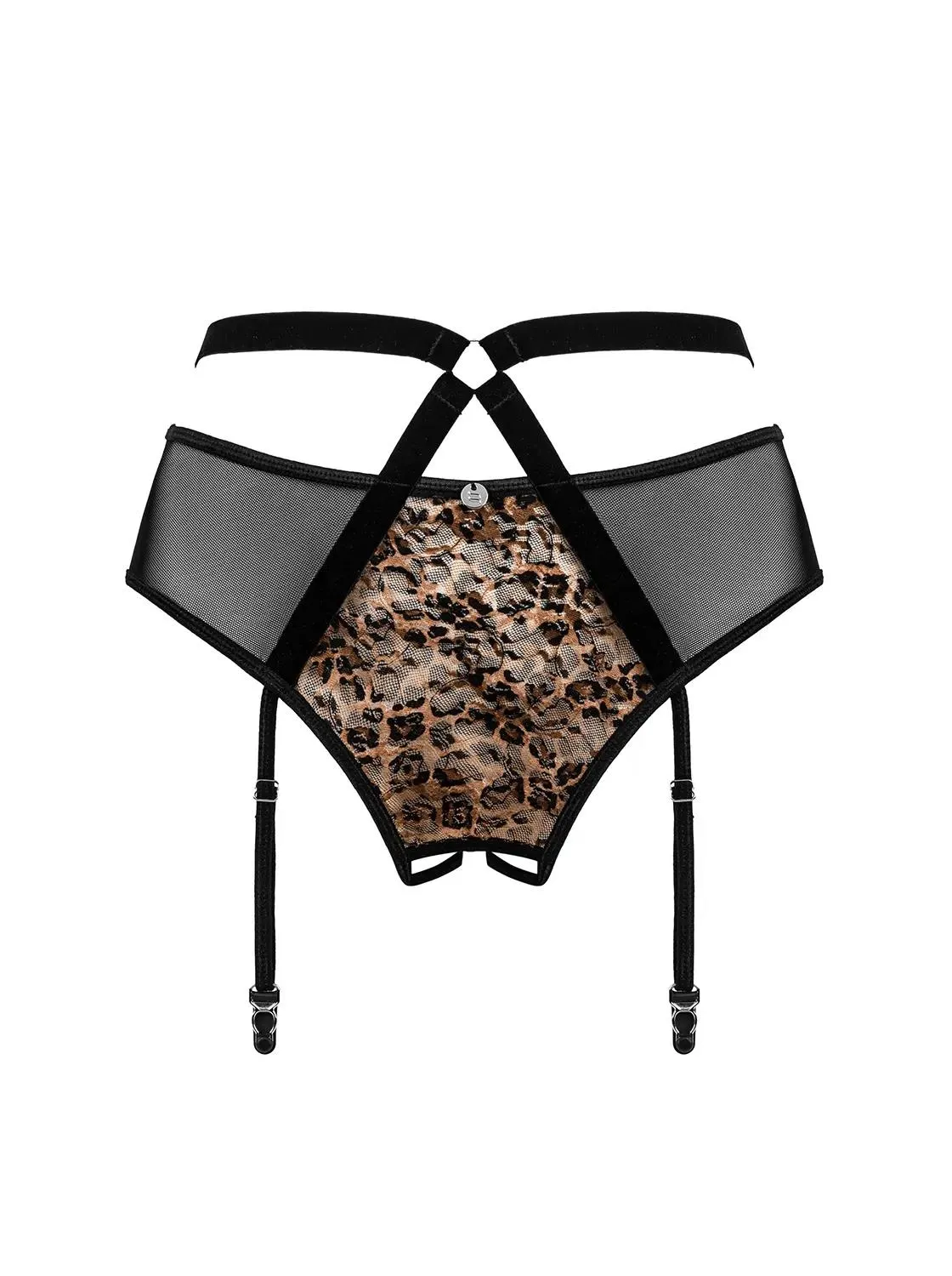 Allunes Crotchless Garter Belt Größe: S/M