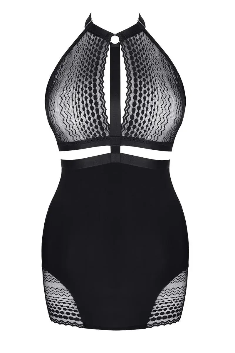 Schwarzes Minikleid LXManuela001 - XXL