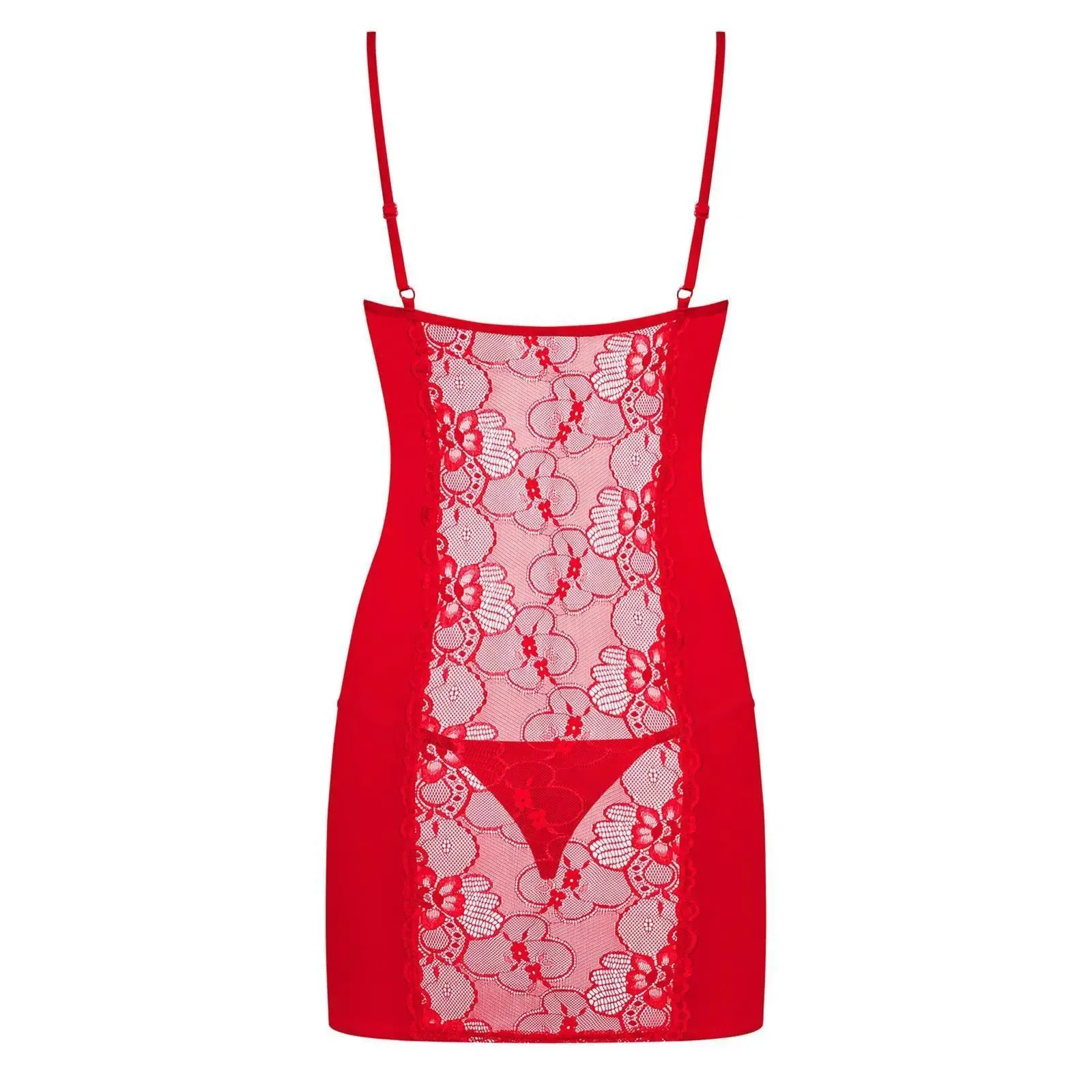 Heartina Chemise rot Größe: XXL