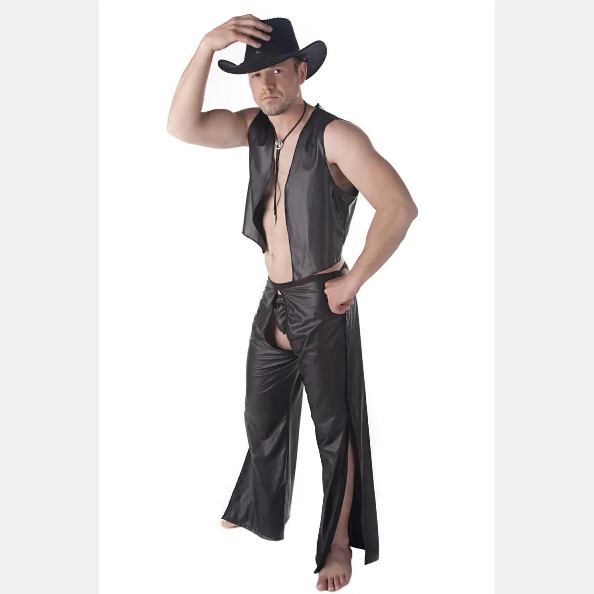 3-teiliges Cowboy-Set SW/107 L/XL Andalea Sexy Work Kollektion