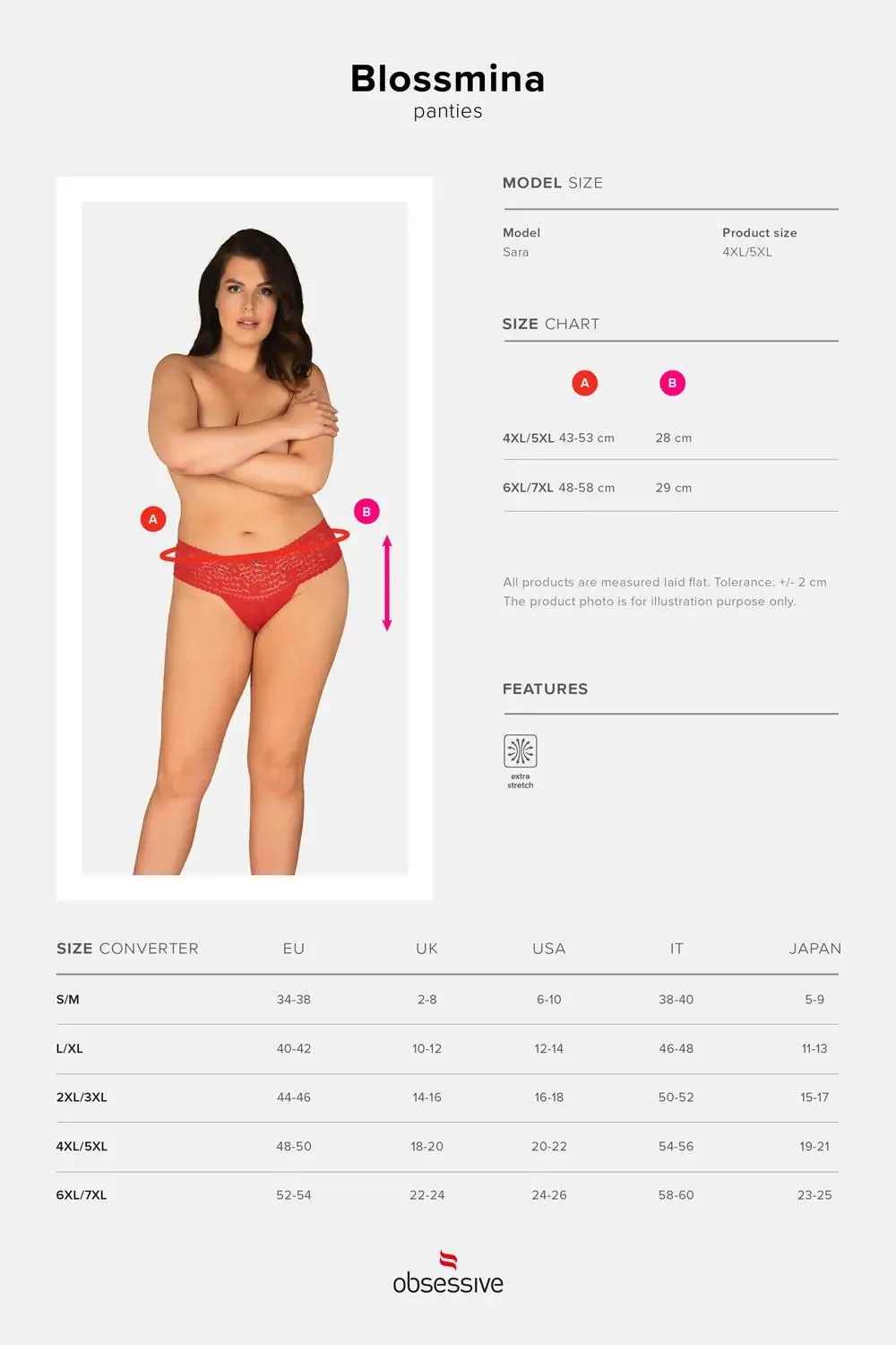 Blossmina Panties Größe: 6XL/7XL