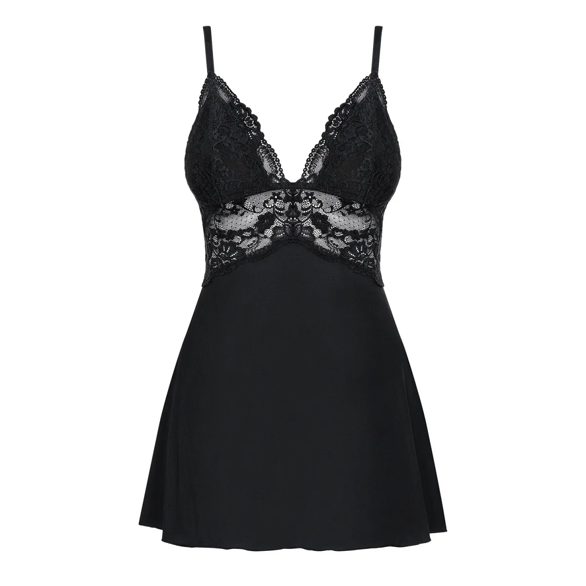 810-BAB-1 Babydoll schwarz Größe: L/XL