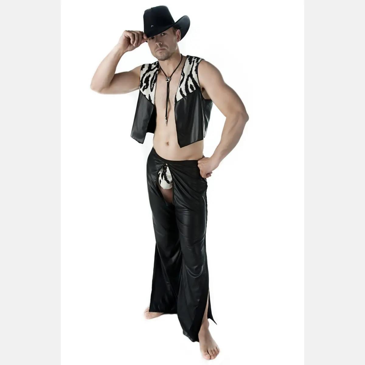 3-teiliges Cowboy-Set SW/105 S/M Andalea Sexy Work Kollektion