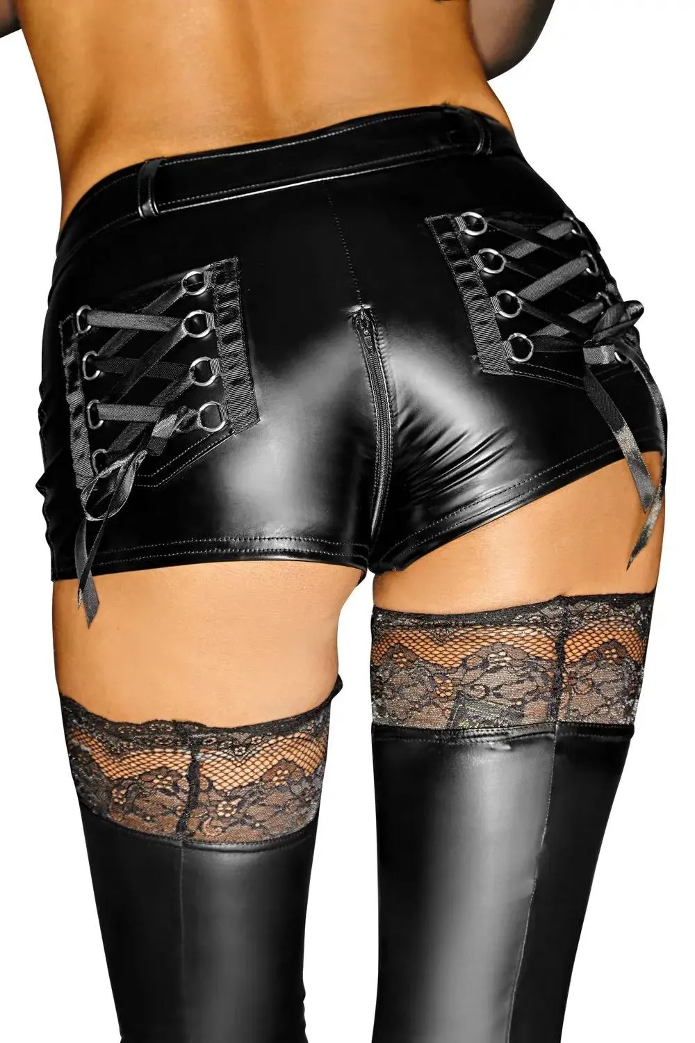 Schwarze Shorts F138 5XL