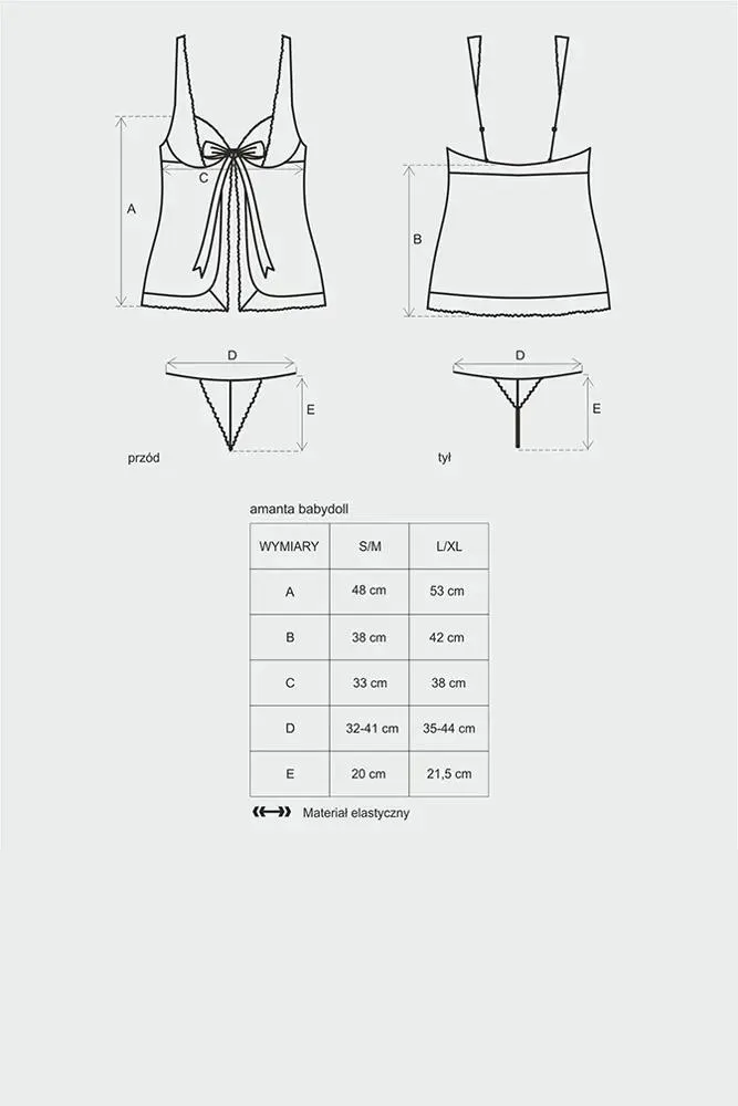 Amanta Babydoll Größe: L/XL