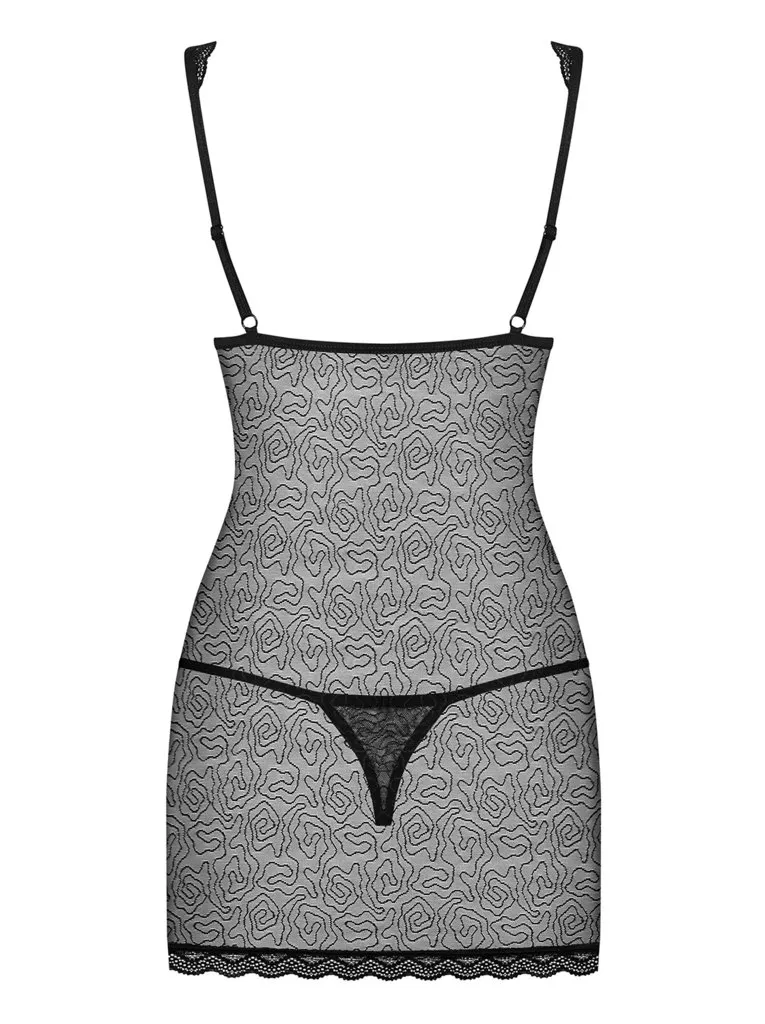 877-CHE-1 Chemise schwarz Größe: L/XL