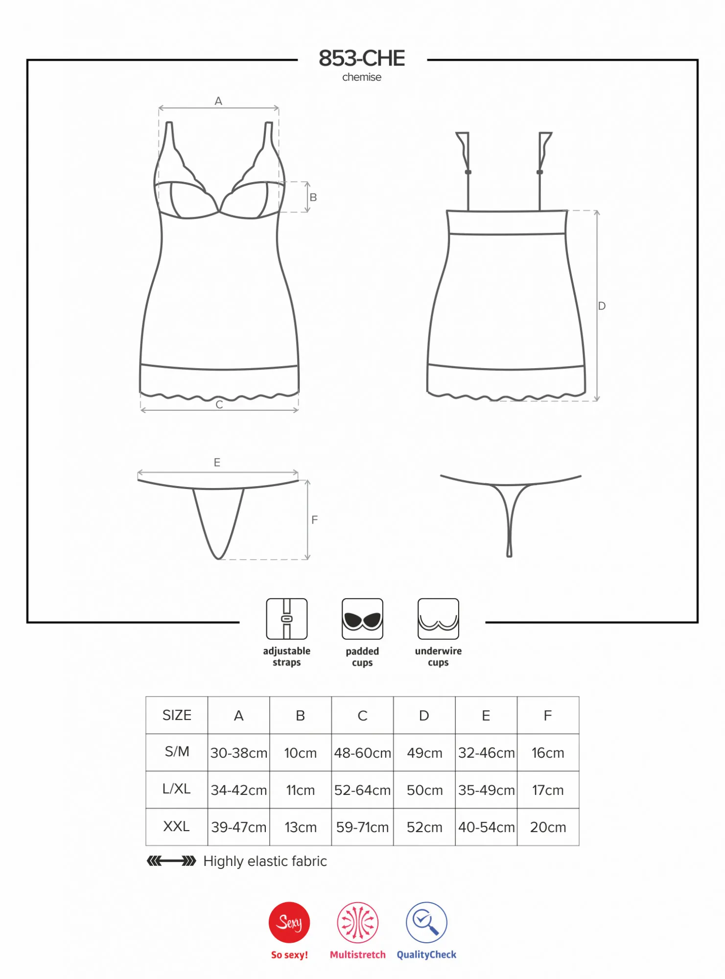 853-CHE-3 Chemise rot Größe: S/M