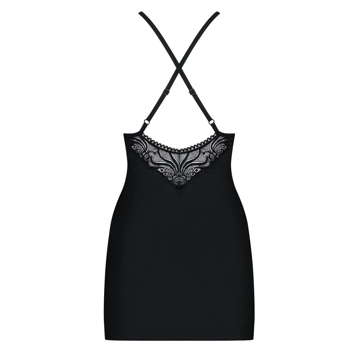 828-CHE-1 Chemise schwarz Größe: S/M